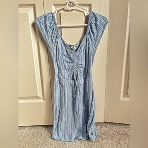 Aeropostale Blue with White Stripes Women's Dress